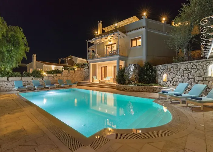 Kassiopi View Villas-Corfu-Villa Eleni,4 Bedrooms,Large Private Pool,Prime Location